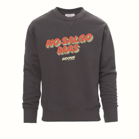 Sudadera No Salgo Más Gris oscuro