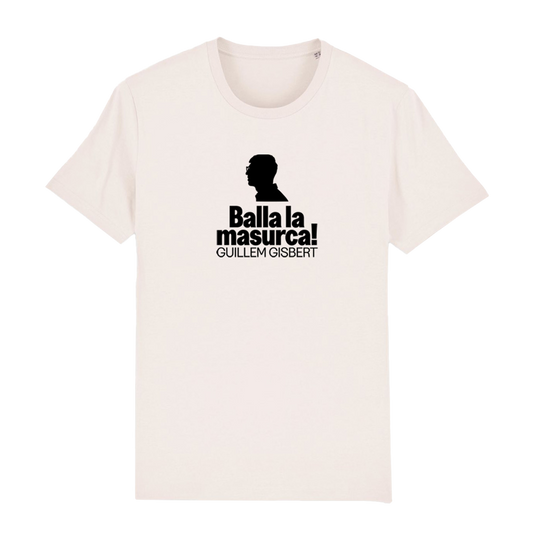 Camiseta Balla La Masurca! Blanca vintage