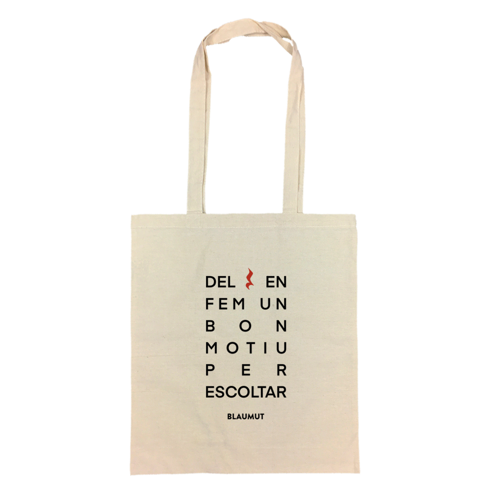 Tote bag Aquest moment Blanca