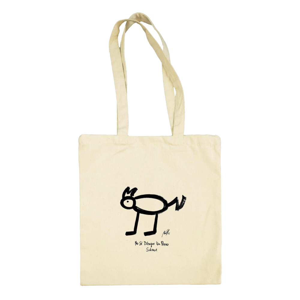 Tote bag No sé dibujar un perro