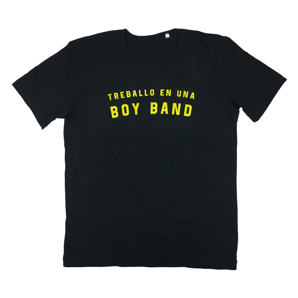 Camiseta Boy Band Negra