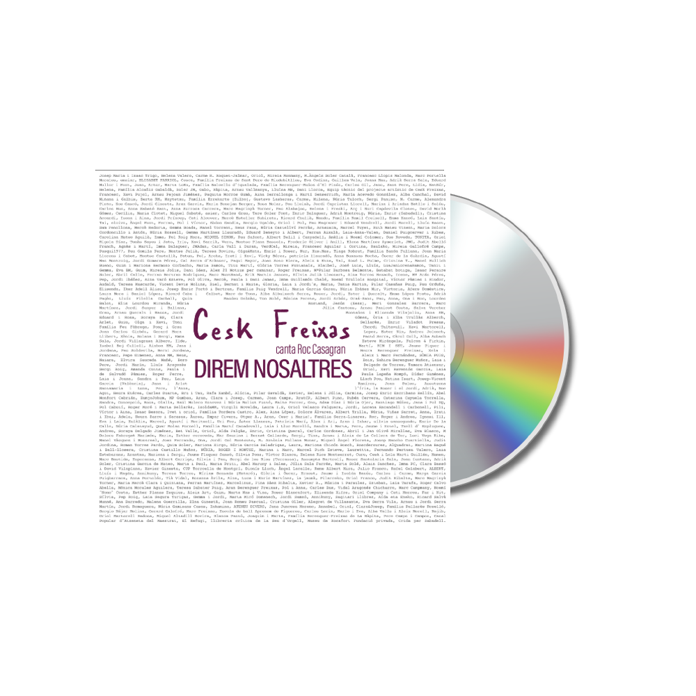 Direm Nosaltres (Cesk Freixas canta Roc Casagran) - CD