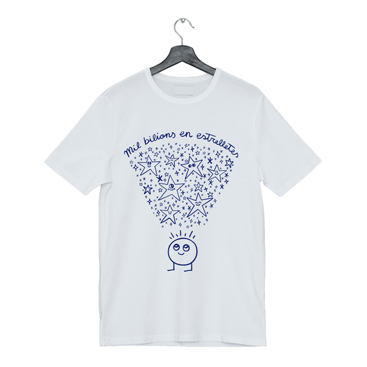 Camiseta Mil bilions en estrelletes Blanca
