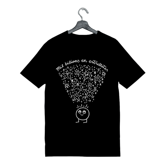 Camiseta Mil bilions en estrelletes Negra