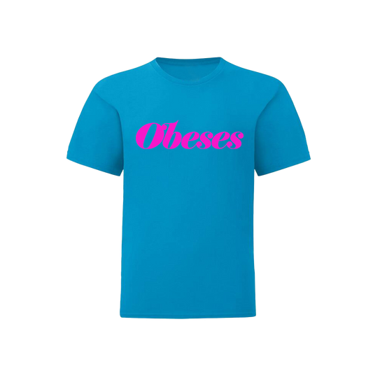 Camiseta Obeses Azul Infantil
