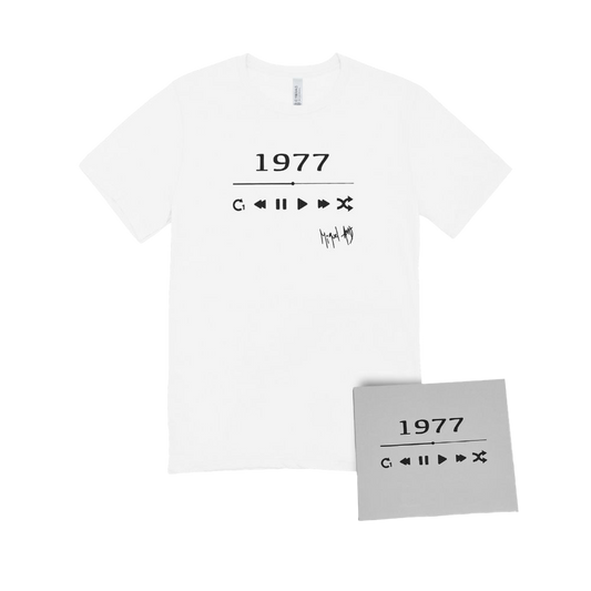 Pack Camiseta Blanca + CD 1977 Miquel Abras