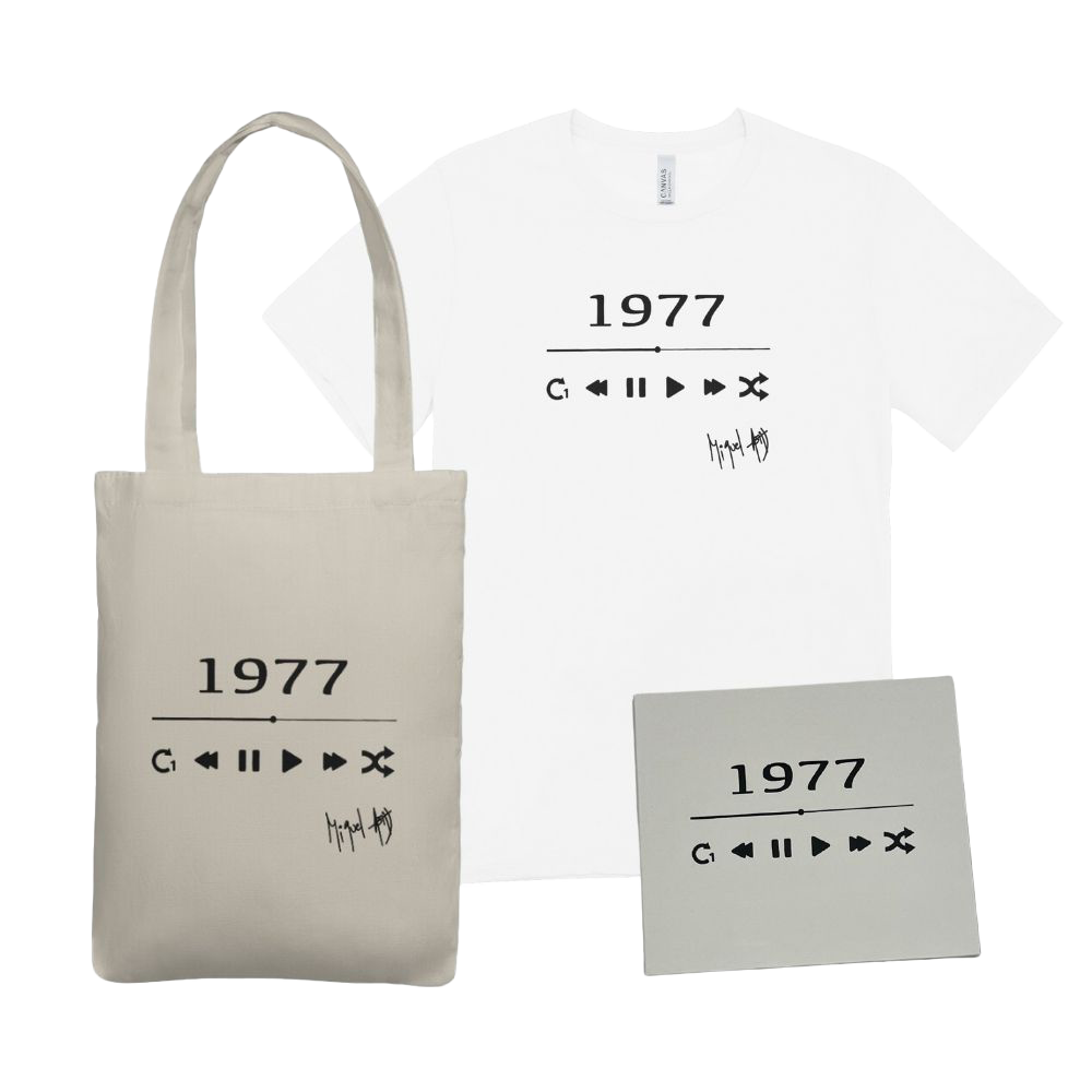 Pack Tote bag + Camiseta Blanca + CD 1977 Miquel Abras