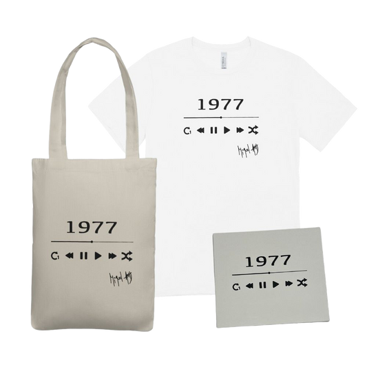 Pack Tote bag + Camiseta Blanca + CD 1977 Miquel Abras