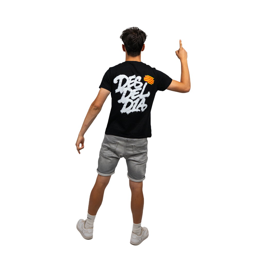 Camiseta DES DEL D1A Negra