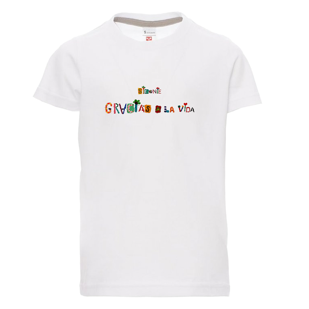 Camiseta Vida Blanca Infantil