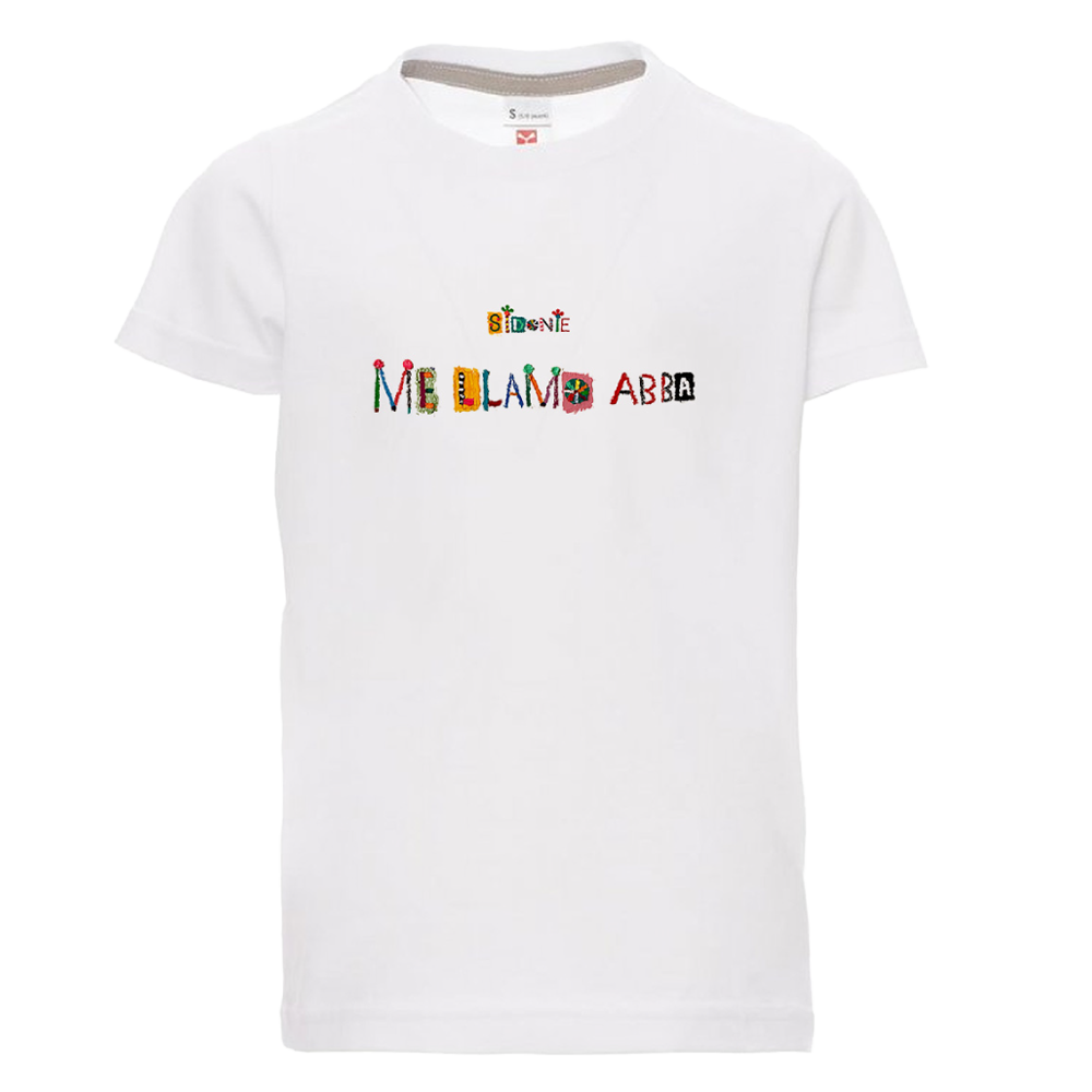 Camiseta Abba Blanca Infantil