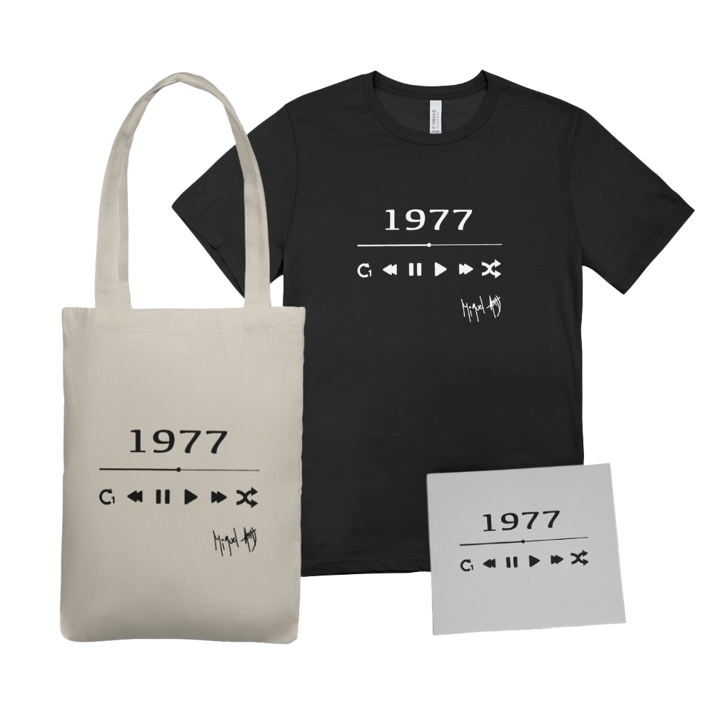 Pack Tote bag + Camiseta Negra + CD 1977 Miquel Abras