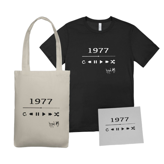 Pack Tote bag + Camiseta Negra + CD 1977 Miquel Abras