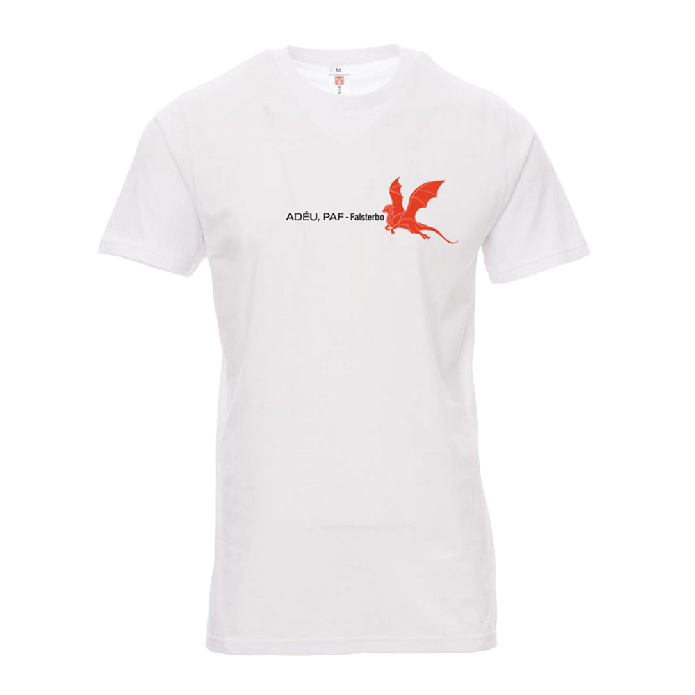 Camiseta Adéu, Paf Blanca Infantil