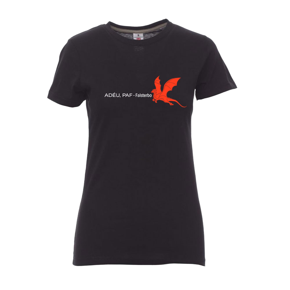 Camiseta entallada Adéu, Paf Negra