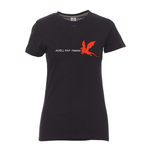 Camiseta entallada Adéu, Paf Negra