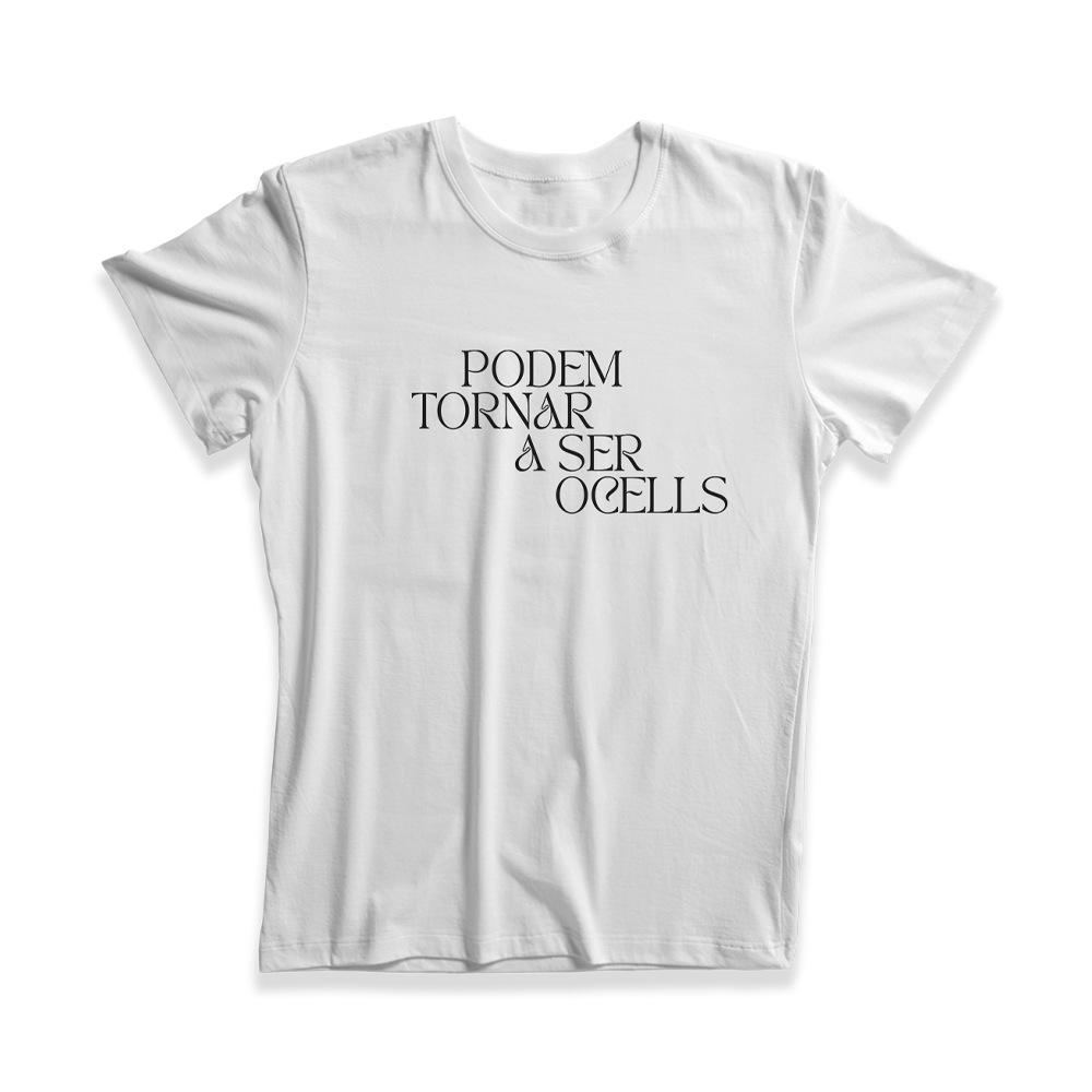Camiseta Podem Tornar a Ser Ocells (Dos caras)