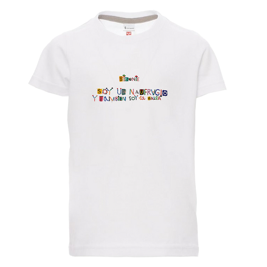 Camiseta Naufragio Blanca Infantil