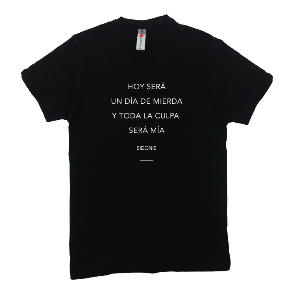 Camiseta Un día de mierda Negra