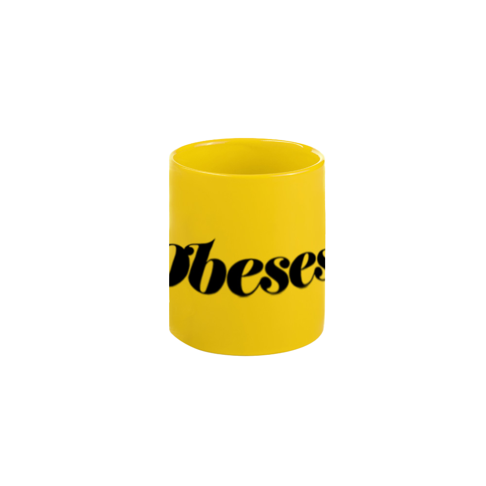 Taza Obeses Amarilla