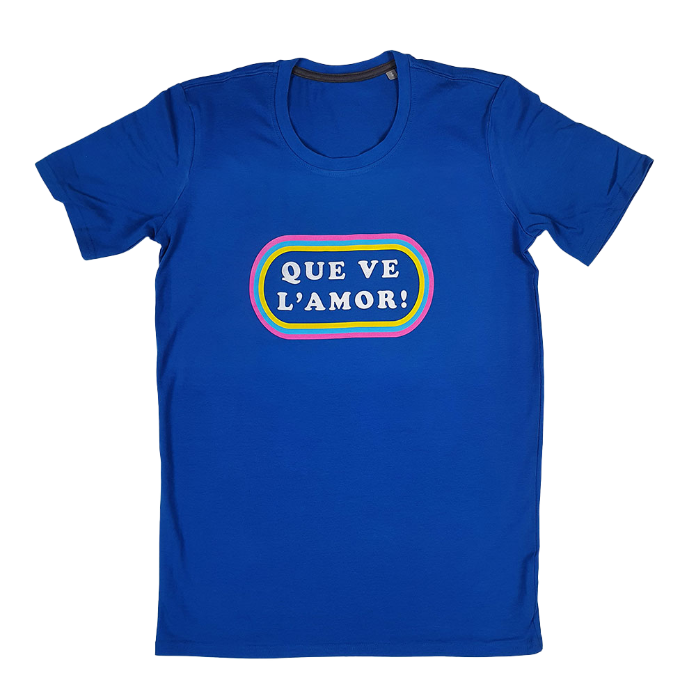 Camiseta Que ve l'amor Azul