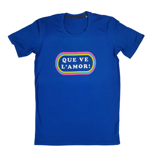 Camiseta Que ve l'amor Azul