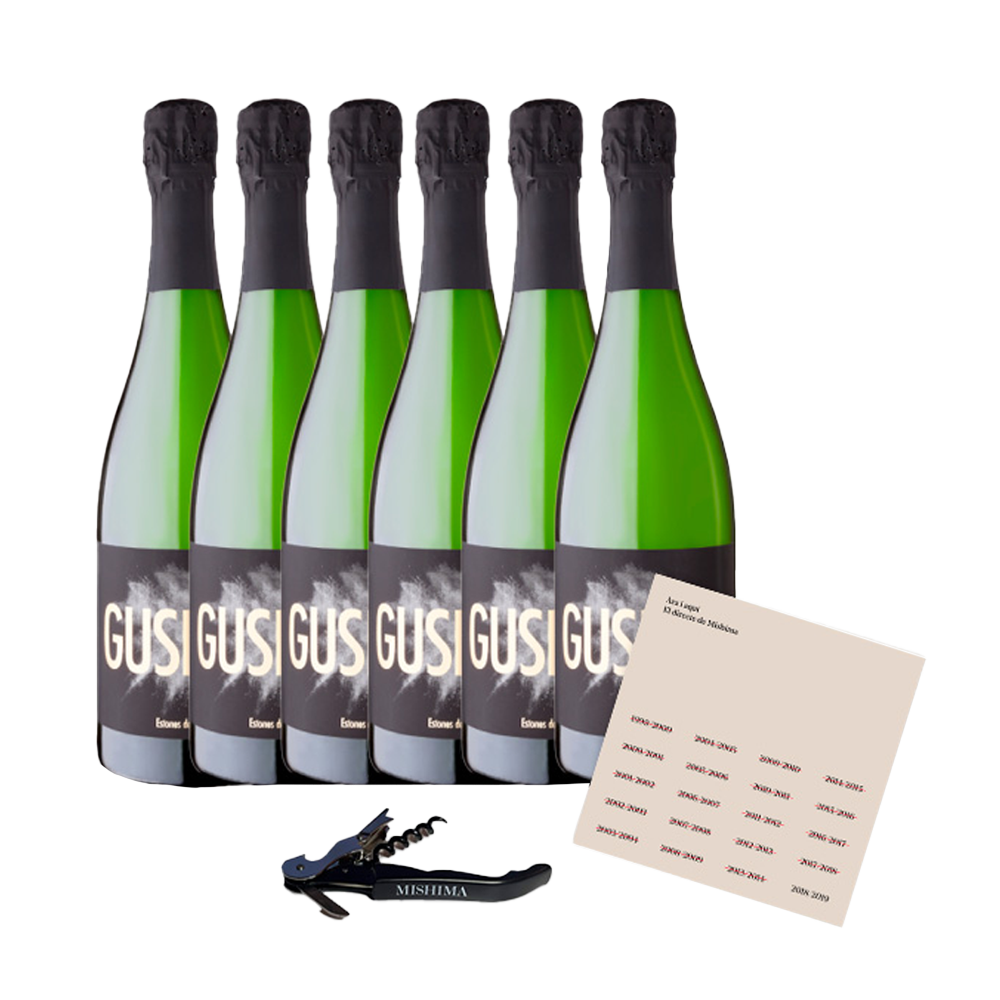 Pack de cavas Guspira + CD + Sacacorchos Mishima