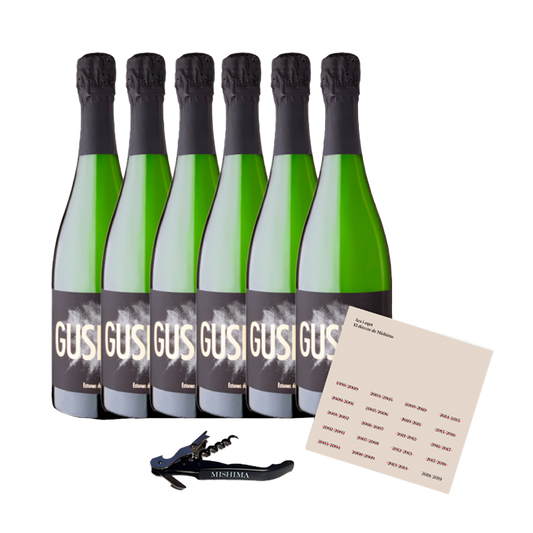 Pack de cavas Guspira + CD + Sacacorchos Mishima
