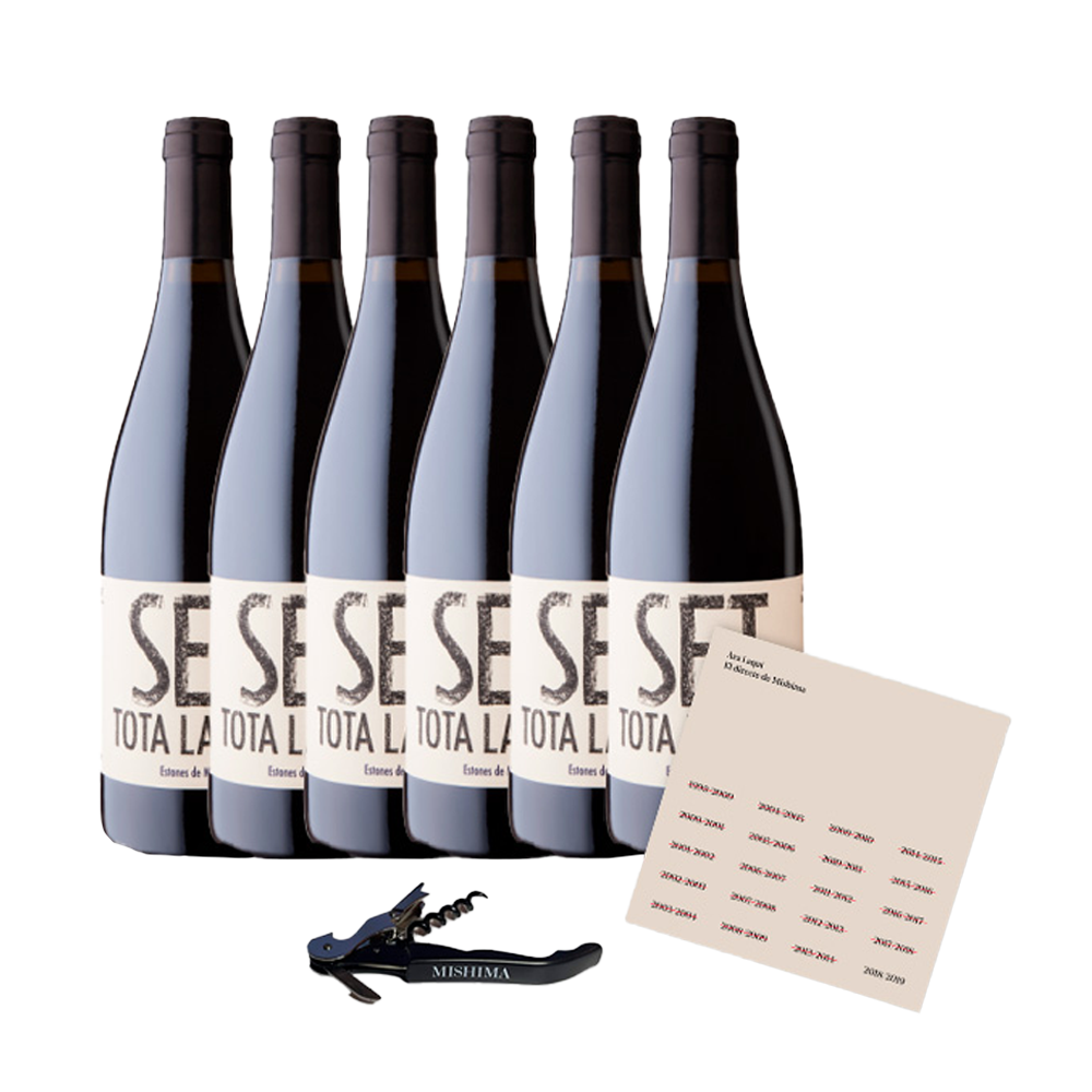 Pack de vino tinto Set tota la vida 2013 + CD + Sacacorchos Mishima