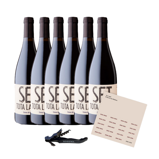 Pack de vino tinto Set tota la vida 2013 + CD + Sacacorchos Mishima