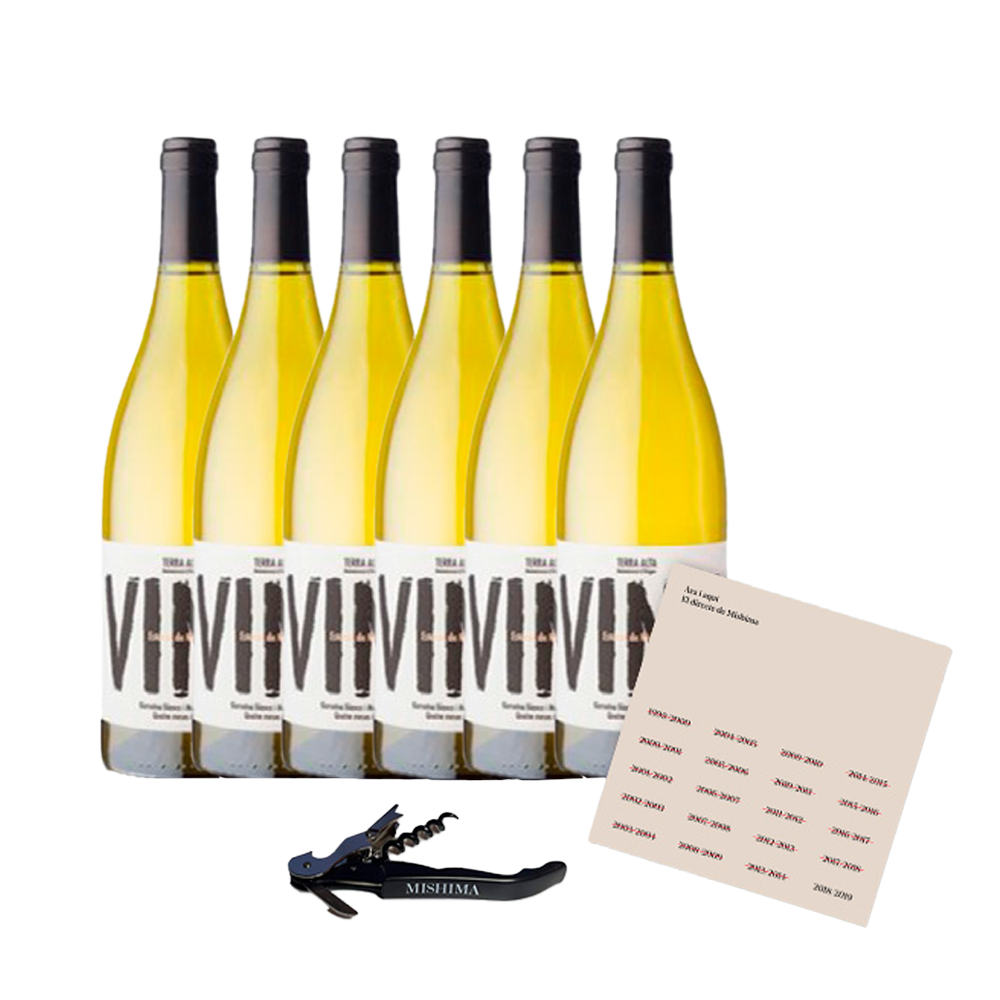 Pack de vinos blancos Vine + CD + Sacacorchos Mishima