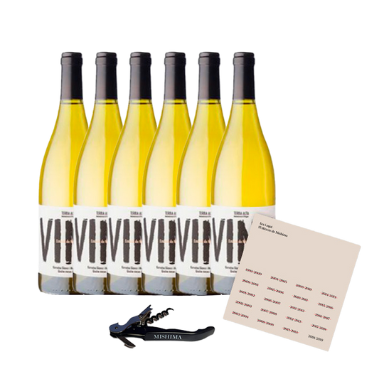 Pack de vinos blancos Vine + CD + Sacacorchos Mishima