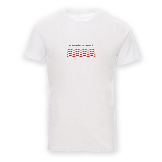 Camiseta El meu país és l'Empordà Blanca