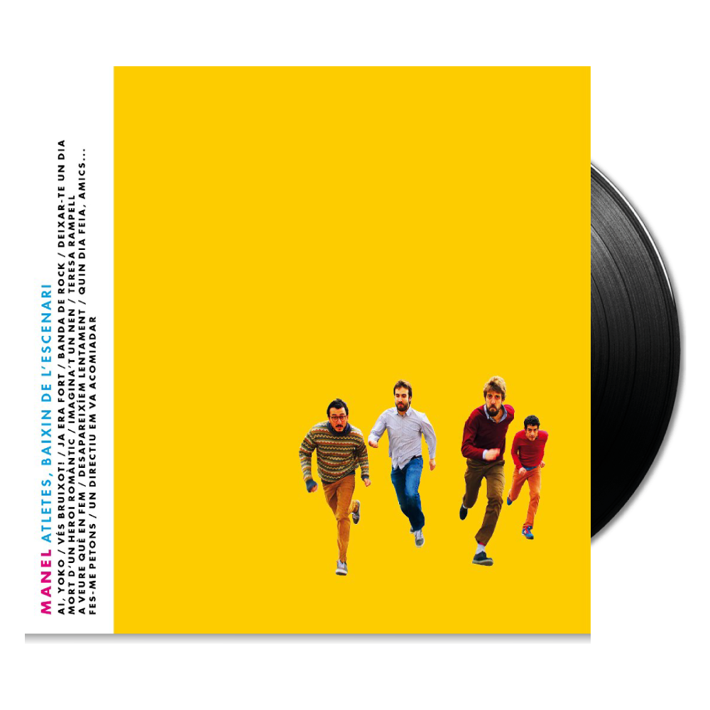 Atletes baixin de l'escenari - Vinilo