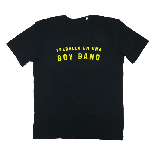 Camiseta Boy Band Negra