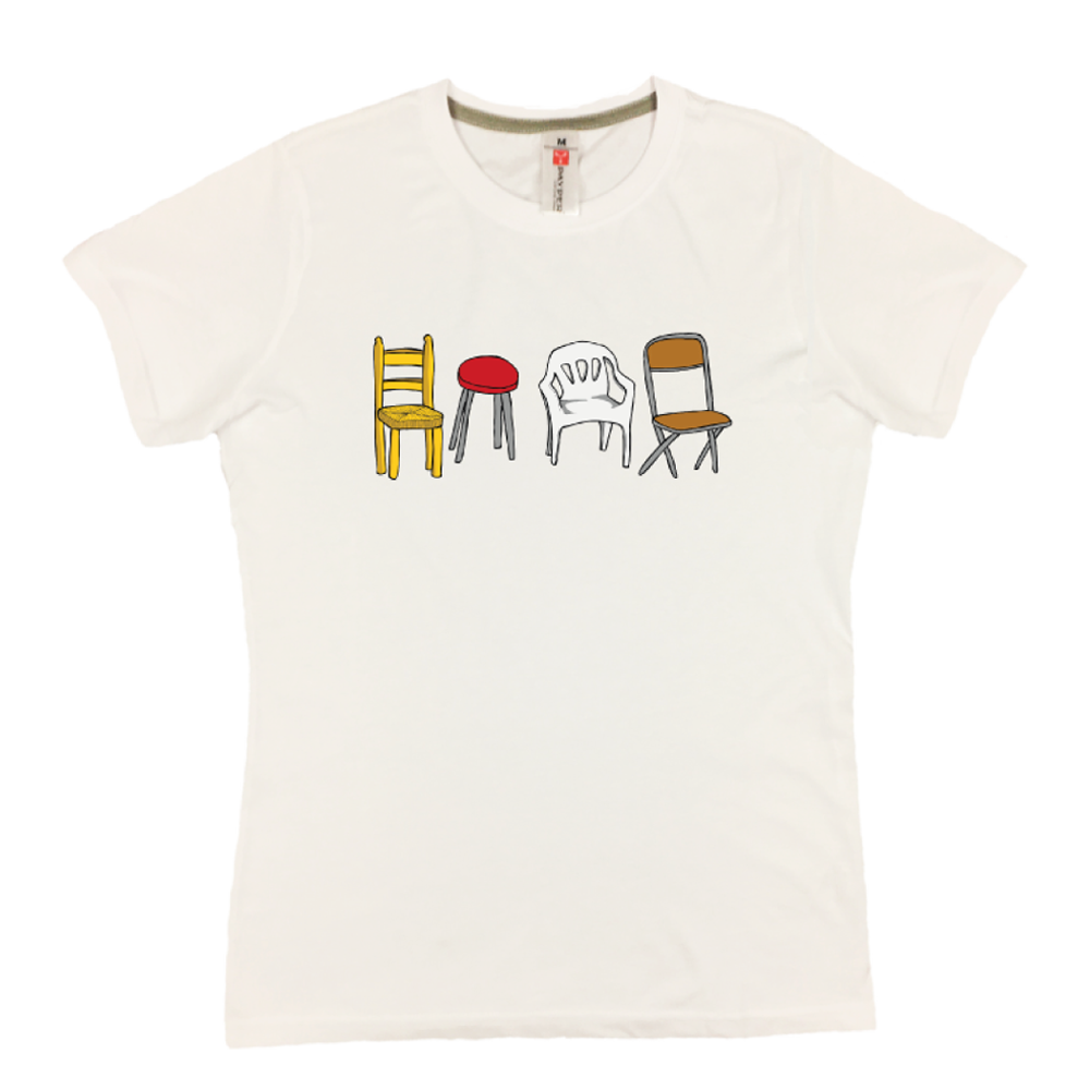Camiseta entallada Cadires Blanca