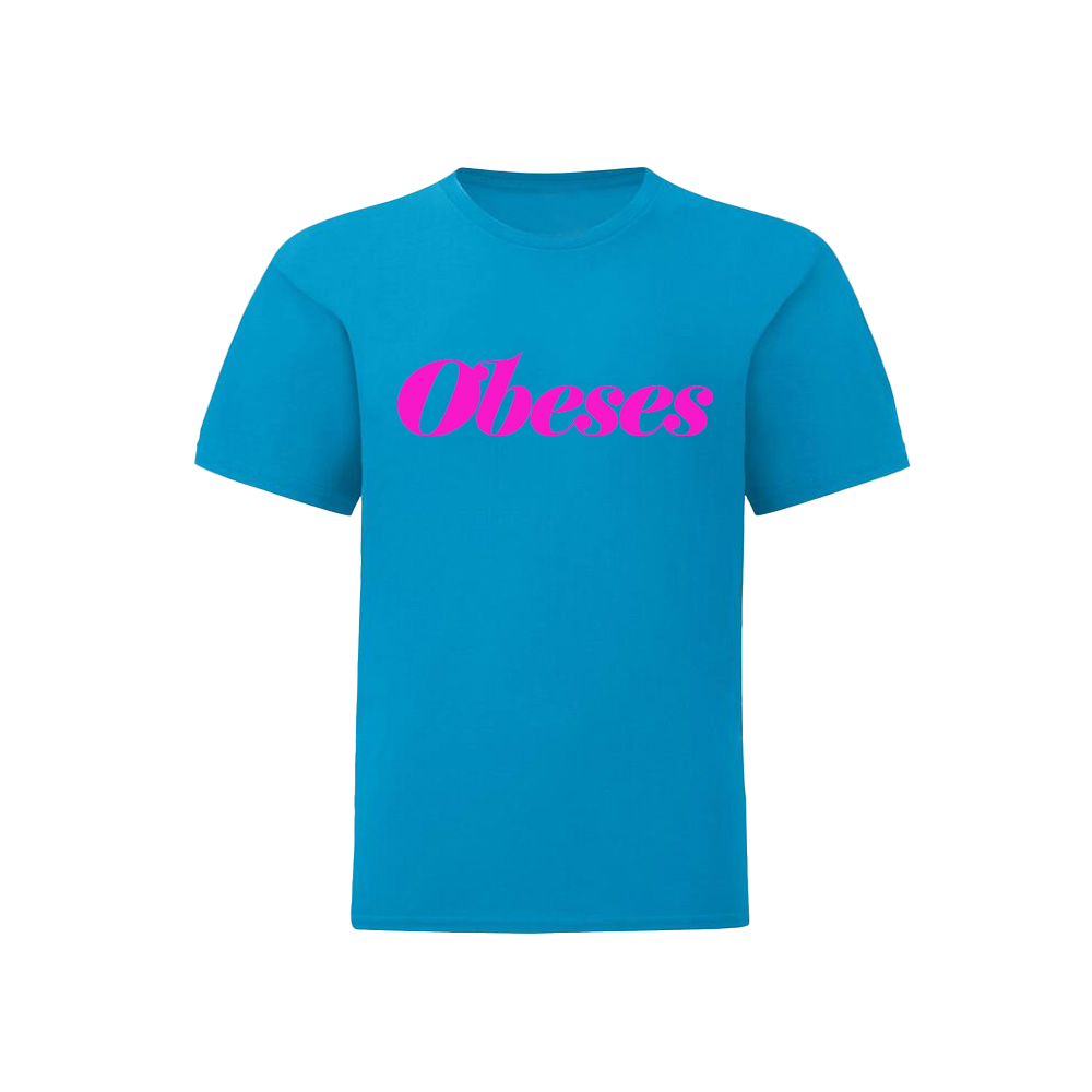 Camiseta Obeses Azul Infantil