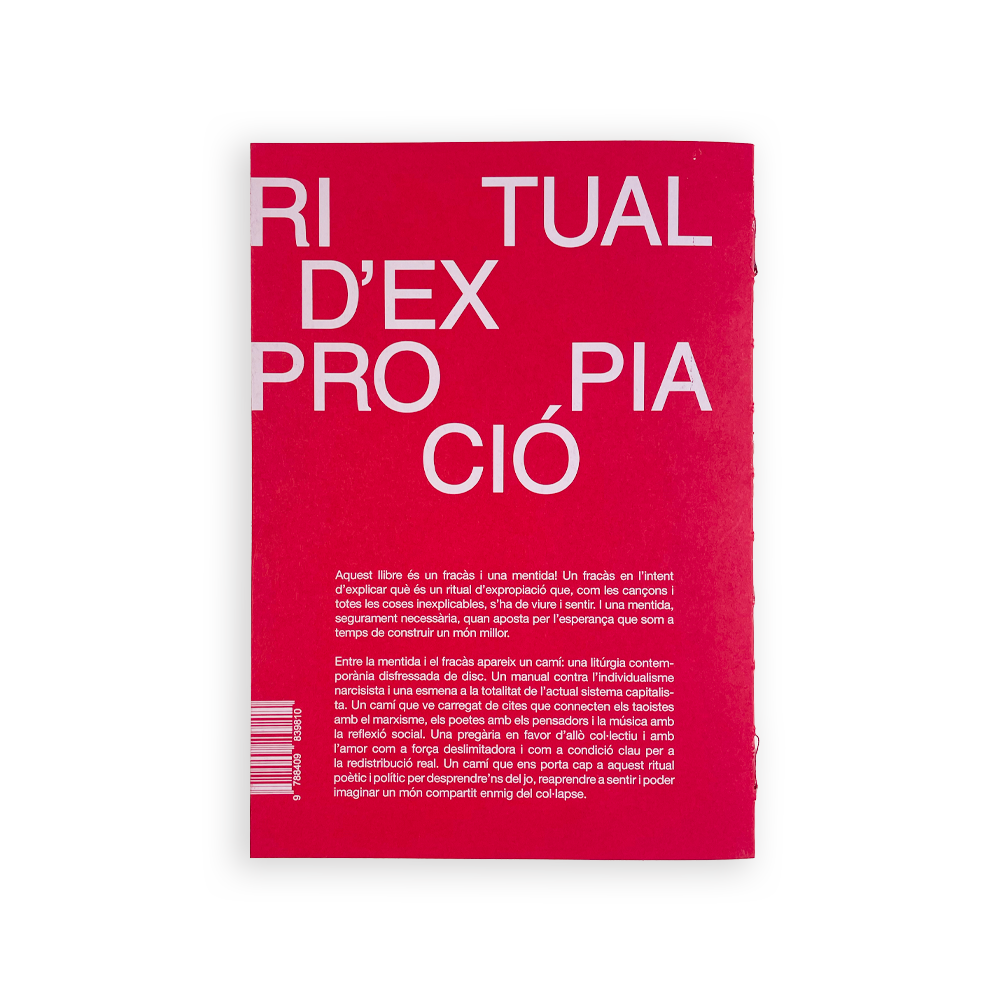 Libro Ritual d'expropiació