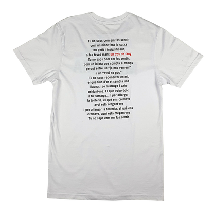 Camiseta Un tros de fang Blanca