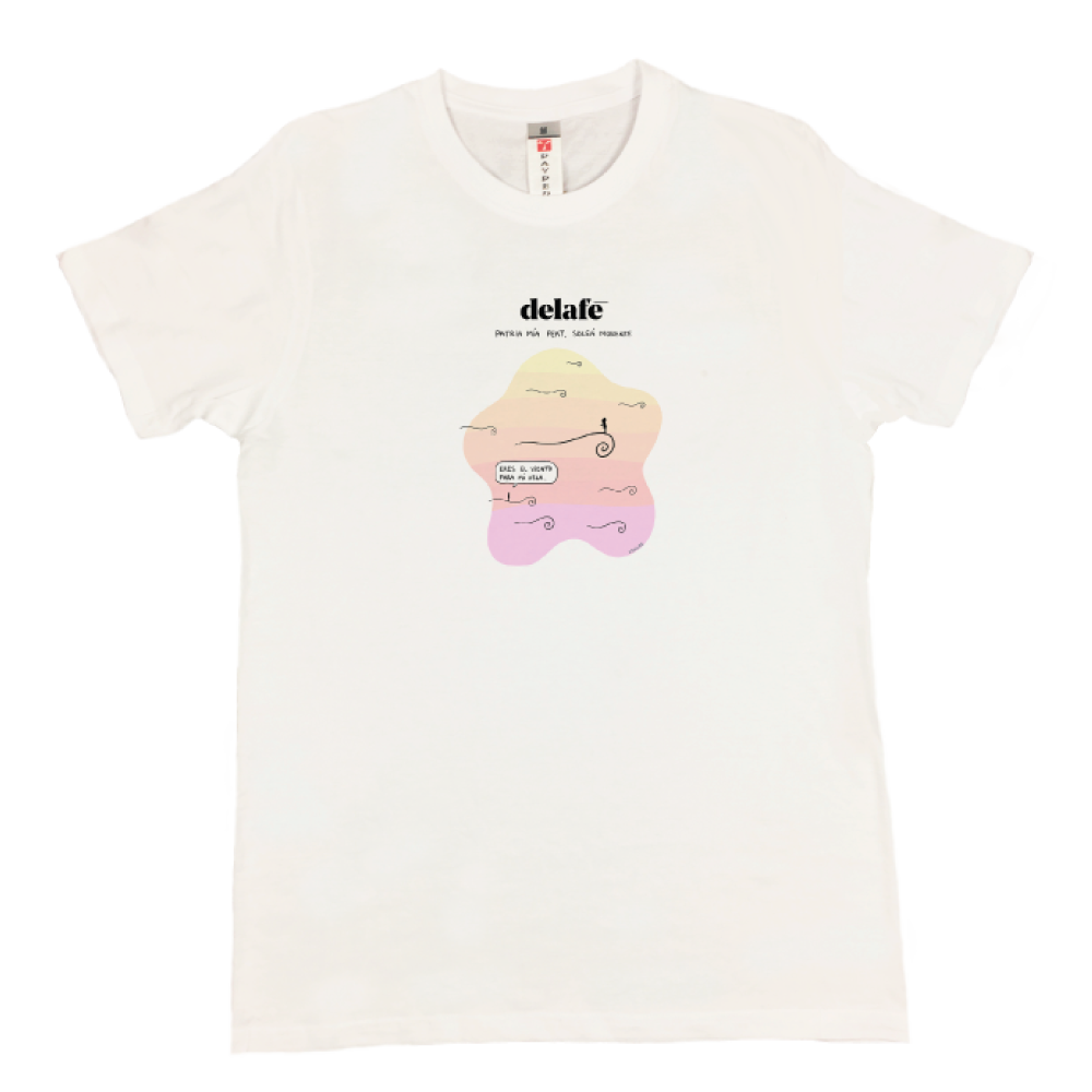 Camiseta Feat blanca