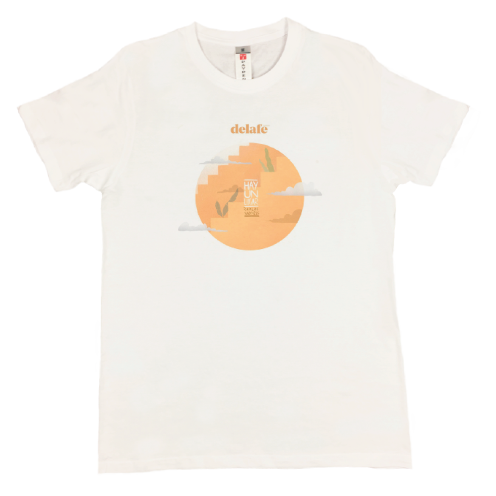 Camiseta Hay un lugar sadness blanca