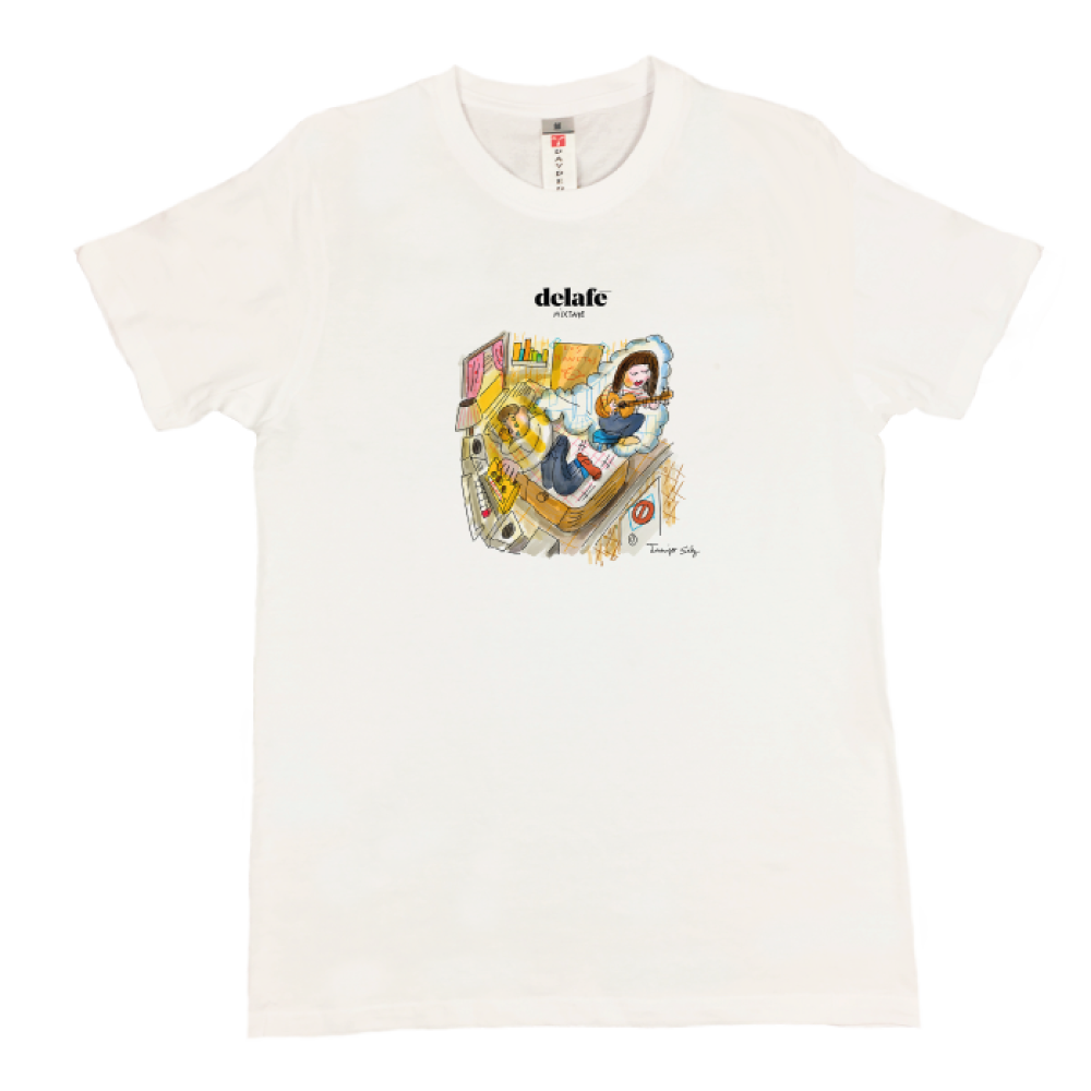 Camiseta Mixtape blanca