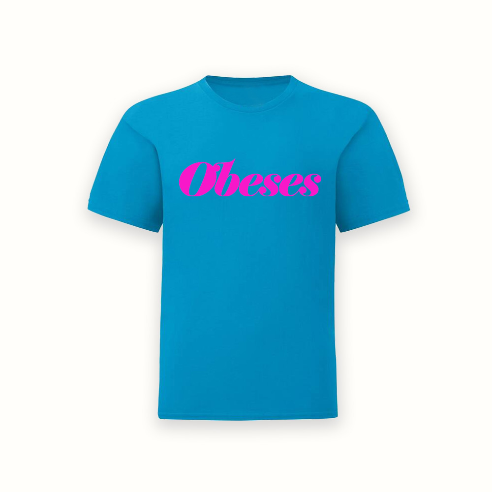 Samarreta infantil Obeses blava