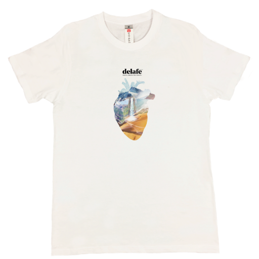 [DLFE0019] Camiseta Corazón blanca