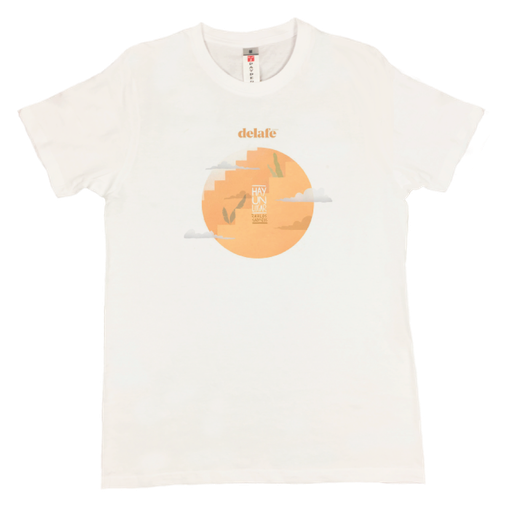 [DLFE0013] Camiseta Hay un lugar sadness blanca
