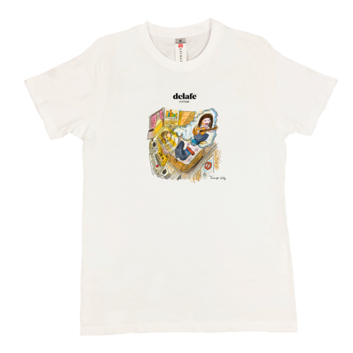 [DLFE0025] Camiseta Mixtape blanca