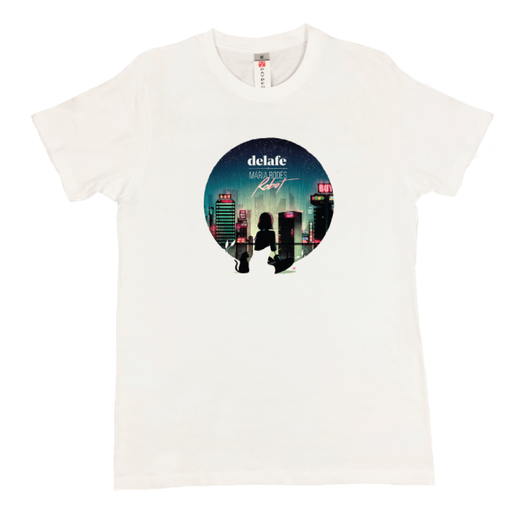 [DLFE0007] Camiseta Robot blanca